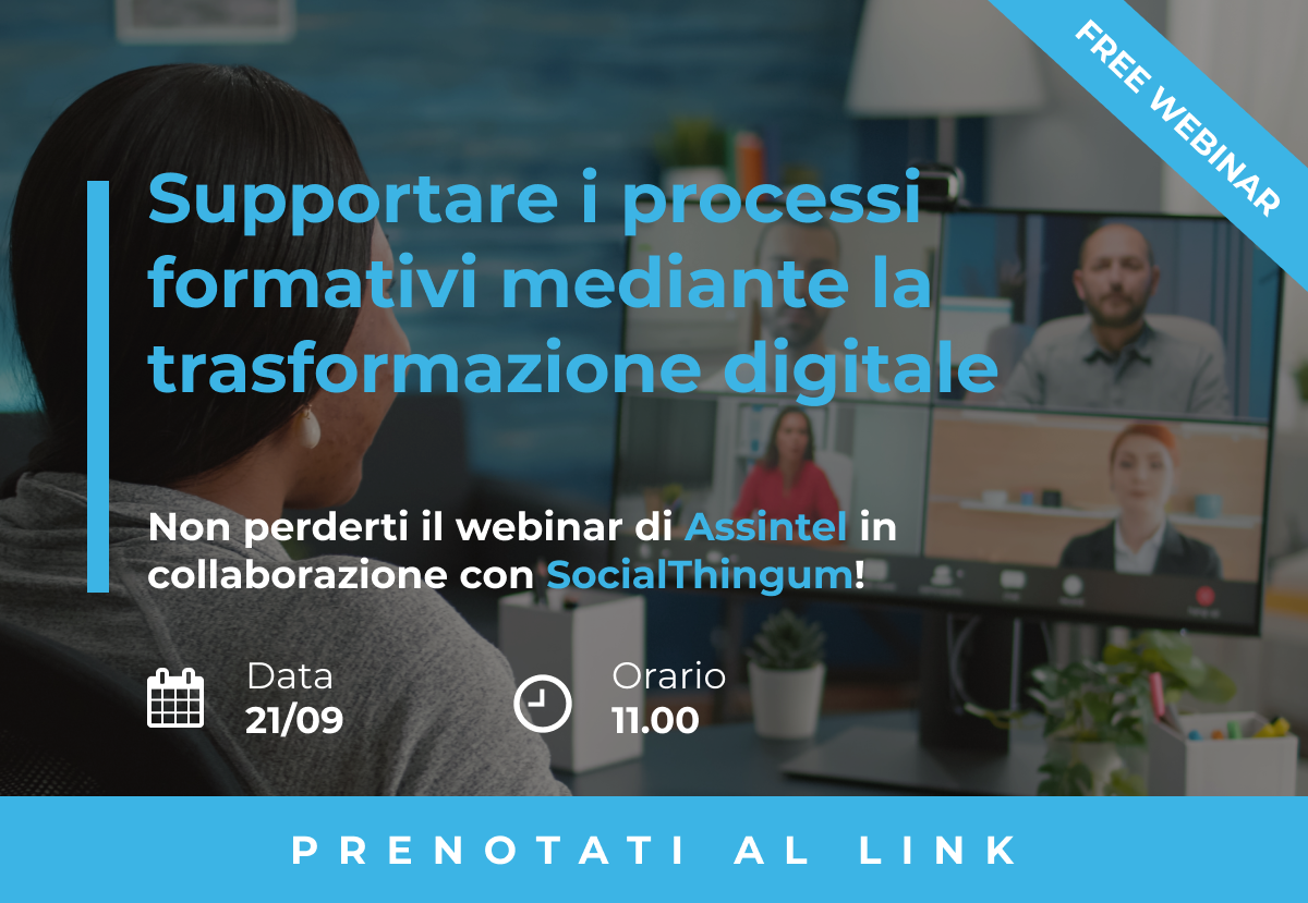 Featured image for “Supportare i processi formativi mediante la trasformazione digitale”